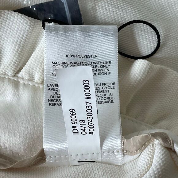 Express Wide Leg Super High Rise Ruffle Trim Waist Dress Pants Size 6S - Picture 8 of 12